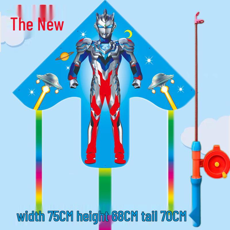 Weifang Traditional Handmade Fishing Rod Kite: Easy-to-Fly Outdoor Parent-Child Fun Kite for Adults & Children