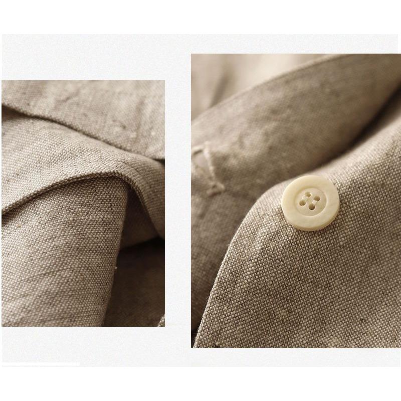 Spring and Summer Solid Color Retro Cotton and Linen Casual Loose Sleeveless Vest Vest Women