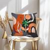 1Pc Contemporary Style Abstract Art Pillow Cover, 18X18 Inches, Suitable For Living Room Sofas