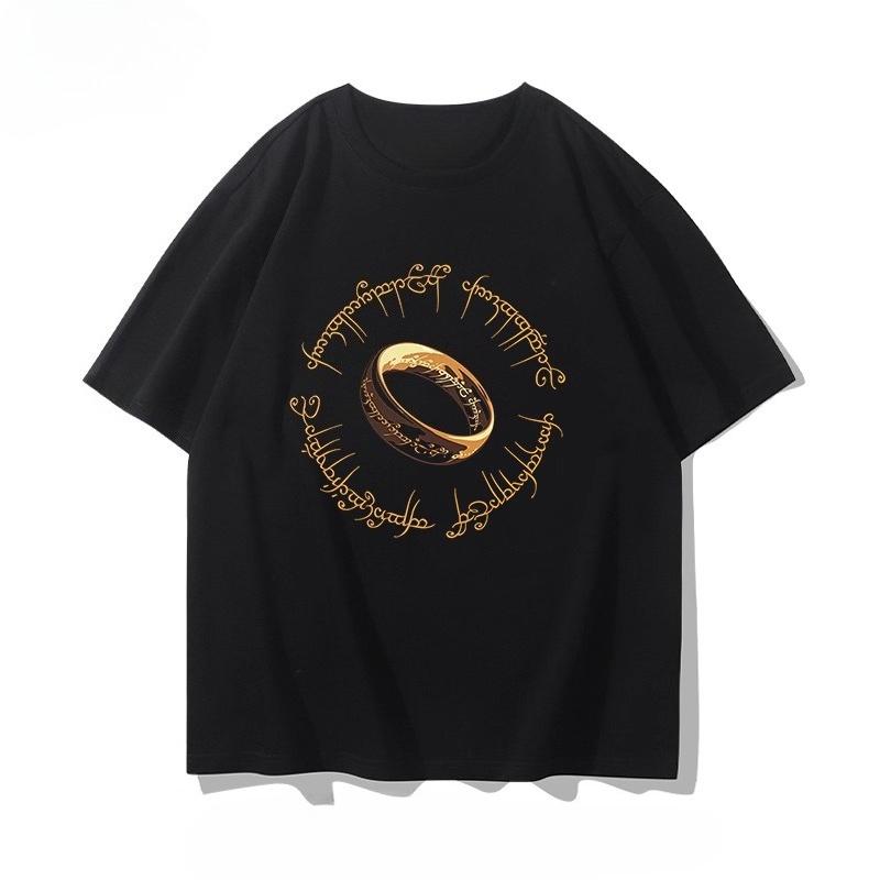 The Lord Of The Rings Gaming T Shirt Unisex Unisex Cheap Polyester Material Short Sleeve Graphic T Shirts Gothic Camisetas Unisexs Top
