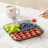 3/5/6 Grids Korean Style Fruit Plates Dining-Table Divided Seasoning Plate Refrigerator Dessert Storage Box Kitchen Gadget