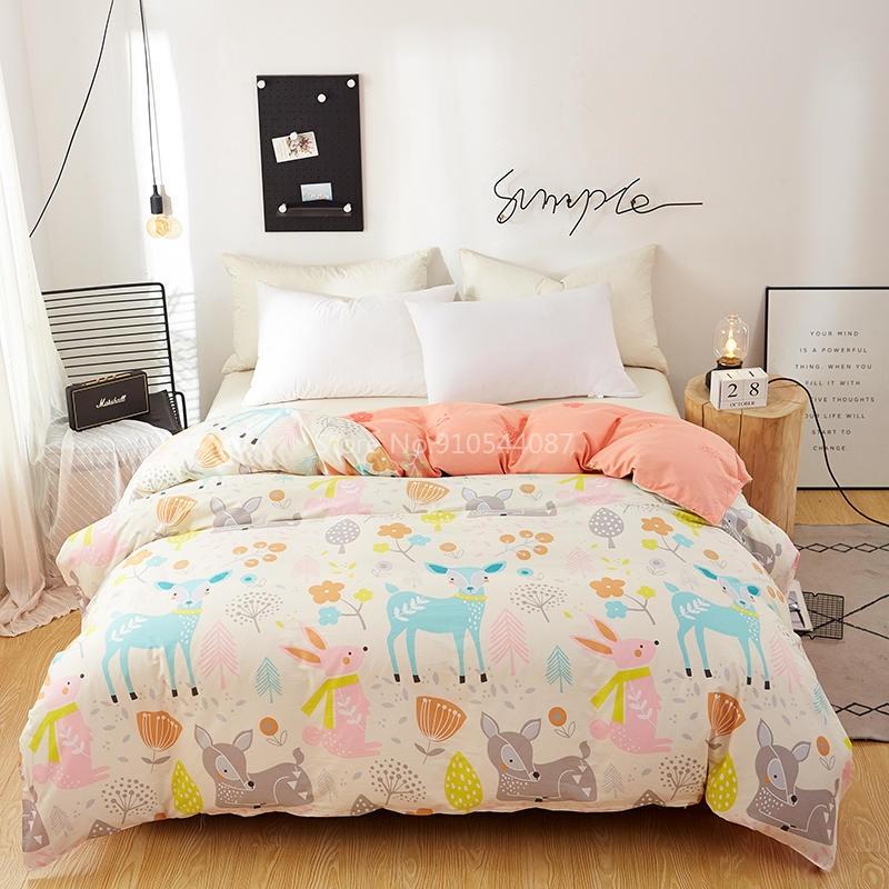 Husă de pilota din bumbac cu dungi albastre, roz, curcubeu