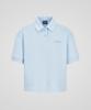 DUVETICA Nerte (Light Sky Blue) (Women'S Short Sleeve Polo Shirt)