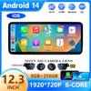 Android 14 Wireless Carplay Car Radio For Mercedes Benz A GLA CLA G Class W176 X156 C117 W463 Auto GPS Multimedia Player Stereo