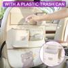 Organisateur de siège arrière de voiture Style dessin animé Protection anti-salissure pour enfants Amovible avec support pour tablette à écran tactile 5 Poches de rangement
