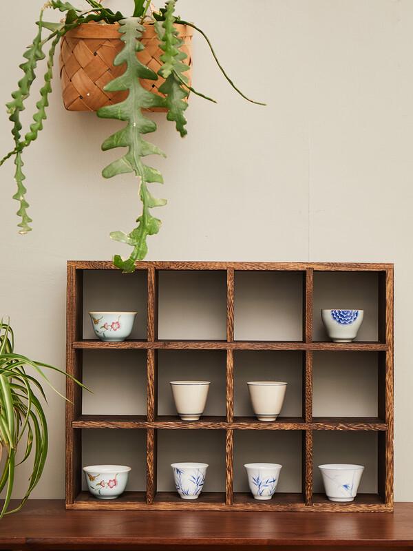 Chaxun Modern Pottery Tea Display Organizer