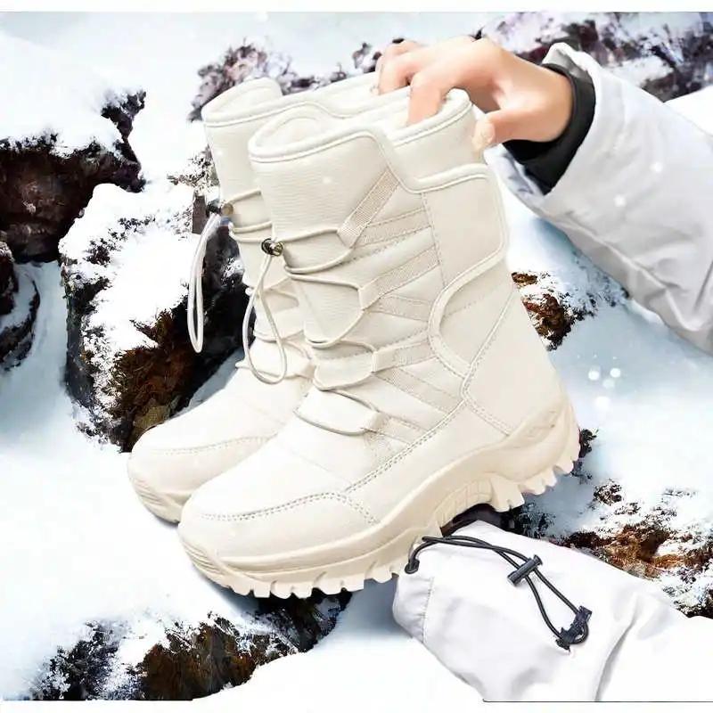 Fashion Hightops Thick Heel Boots For The Festival Vulcanize Shoes Women Woman's Sneakers Sports Functional Comfort Genuine Brand