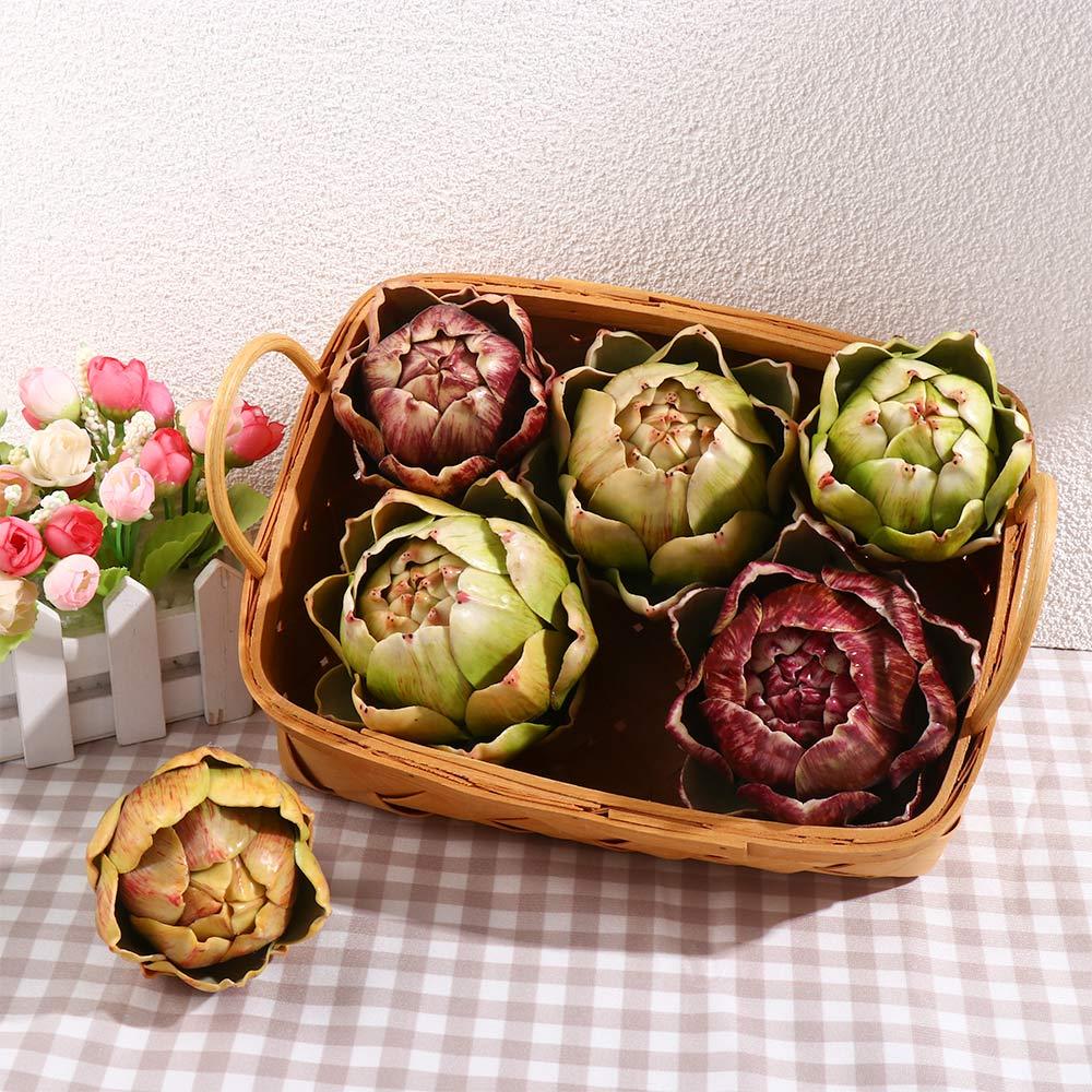 vase filler faux fruit artificial decorations faux artichokes home decorations artificial artichoke