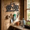 With 4 Hooks Wall Mount Key Holder Rust-Proof Tool Storage Rack  Garage Storage