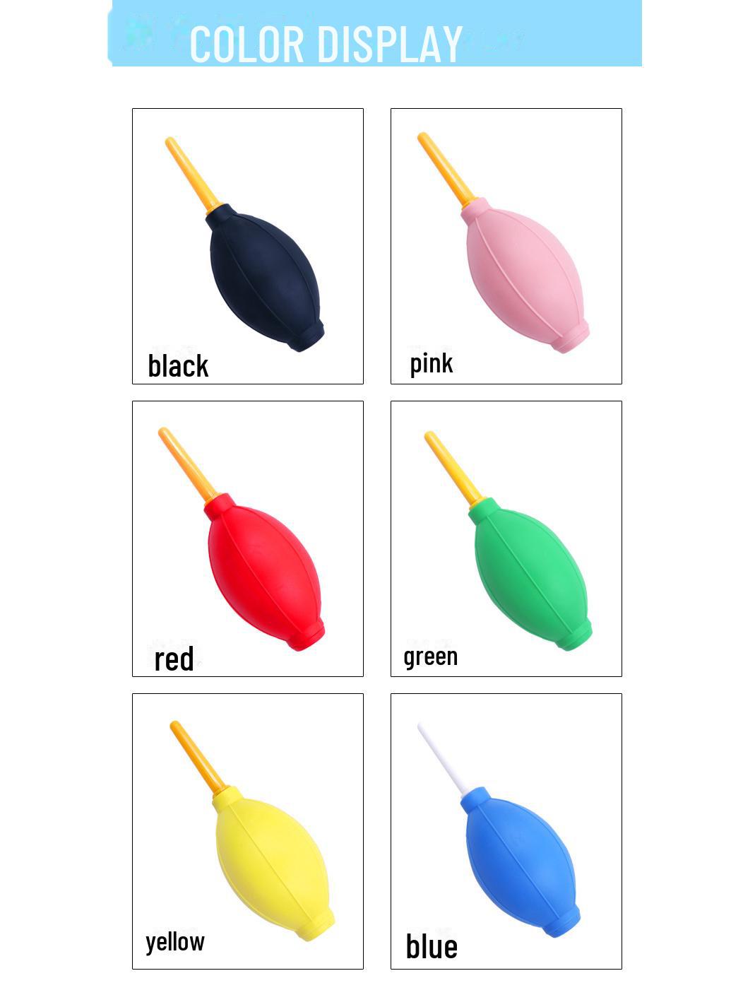 

Воздуходувка для удаления пыли с объективов камер и садового инструмента синий