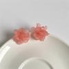 Anna SS 3D Flower Bouquet Stud Earrings - Korean-style Floral Earrings for Women, Super Fairy Design, Elegant Ear Accessories.