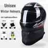 All-Season Anti-Fog Full Face Helmet for Men & Women - Winter Warmth, Cold Protection, Electric Scooter & Cycling Safety.