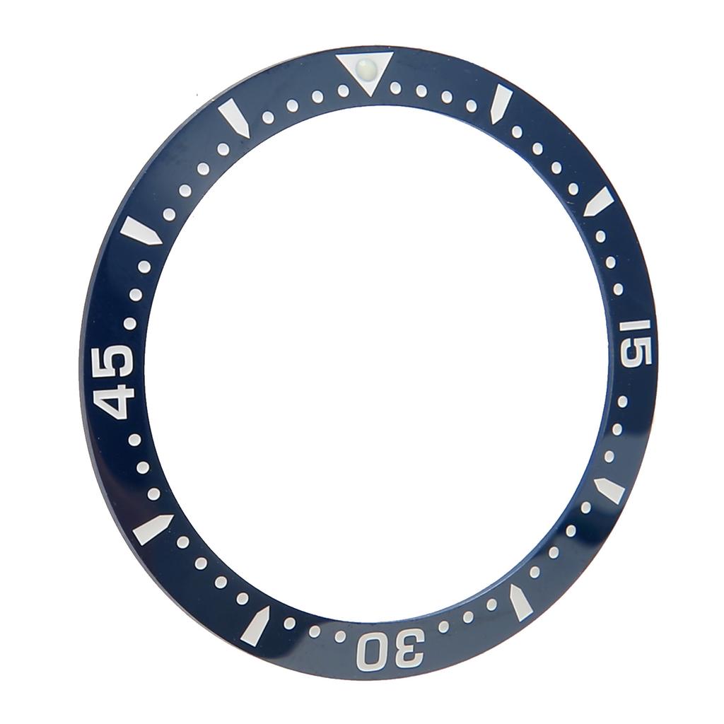 Ceramic Watch Bezel Ring Professional 38.6mm Watch Bezel Insert Replacement Parts Accessory for Repairer Blue Base
