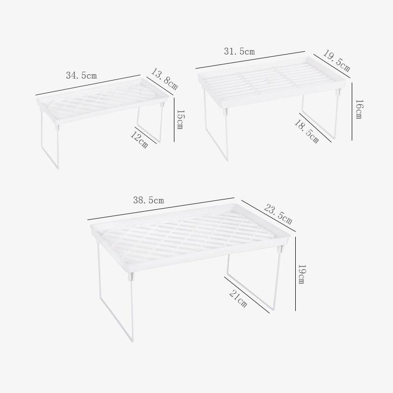1pc Folding Shelf Storage Rack Kitchen Bathroom Folding Cabinet Storage Rack Desktop  Kitchen Novelty Accessories Item Organizer