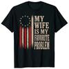 Meine Frau ist mein liebstes Problem (Auf der Rückseite) T-Shirt