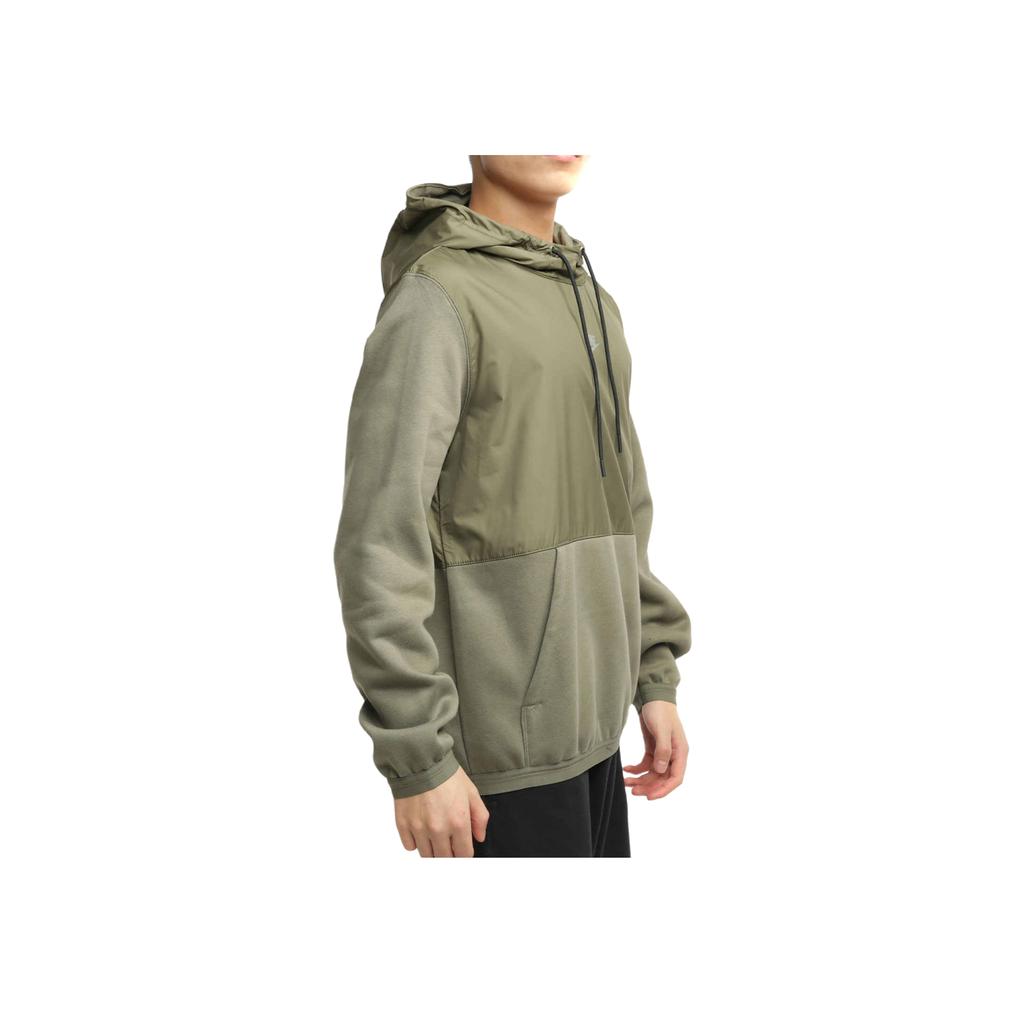 Nike Sportswear Just Do It Fleece-Lined Warm Reflective Casual Hoodie Men Tops Twilight-Yellow Swamp CU4102-380