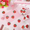 500Paste/Volume   2.5cmStrawberry Alien Laser Stickers Sealing Stickers Decorative Gift Box Adhesive Stickers Labels