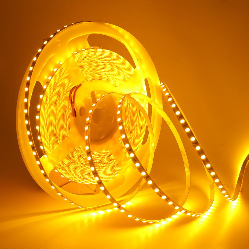 12V 24V 2835 LED Strip Light 120 LEDs/M Flexible Adhesive Non Waterproof Indoor Decoration Tape 5M 10M 13 Colors