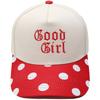 Good Girl Truck Driver Hat Embroidery Vintage Leopard Print Color Matching Baseball Cap European and American Men's Casual