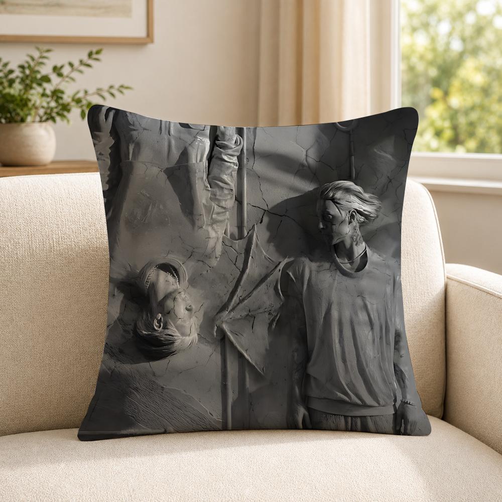 Singer BBryan CChase Cushion Cover Soft Short Plush SkinFriendly Cushion Case for MultiScene Use