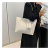 Borsa Tote Minimalista Stile Coreano Grande Capacità Moda Morbida Ecopelle Borsa a Spalla Borsa da Pendolare Casual CLE