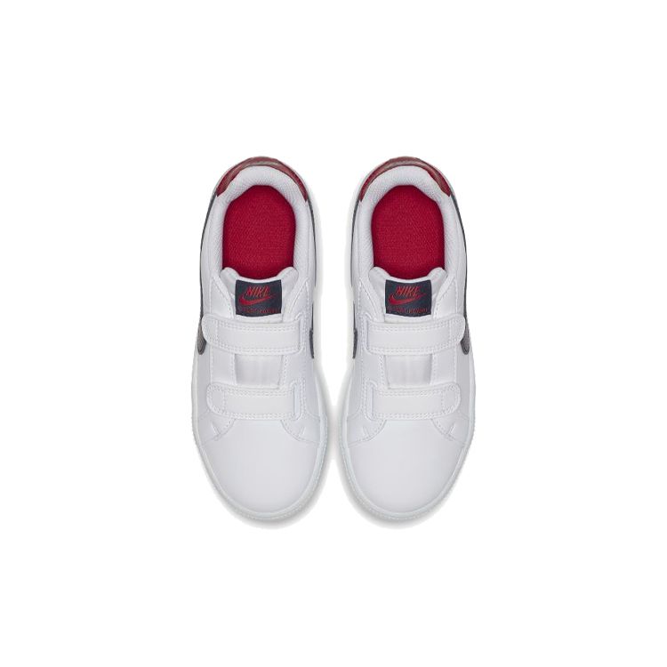 Nike Court Royale Low Top Sneakers Kids Sneakers White Blue Red 833536-107