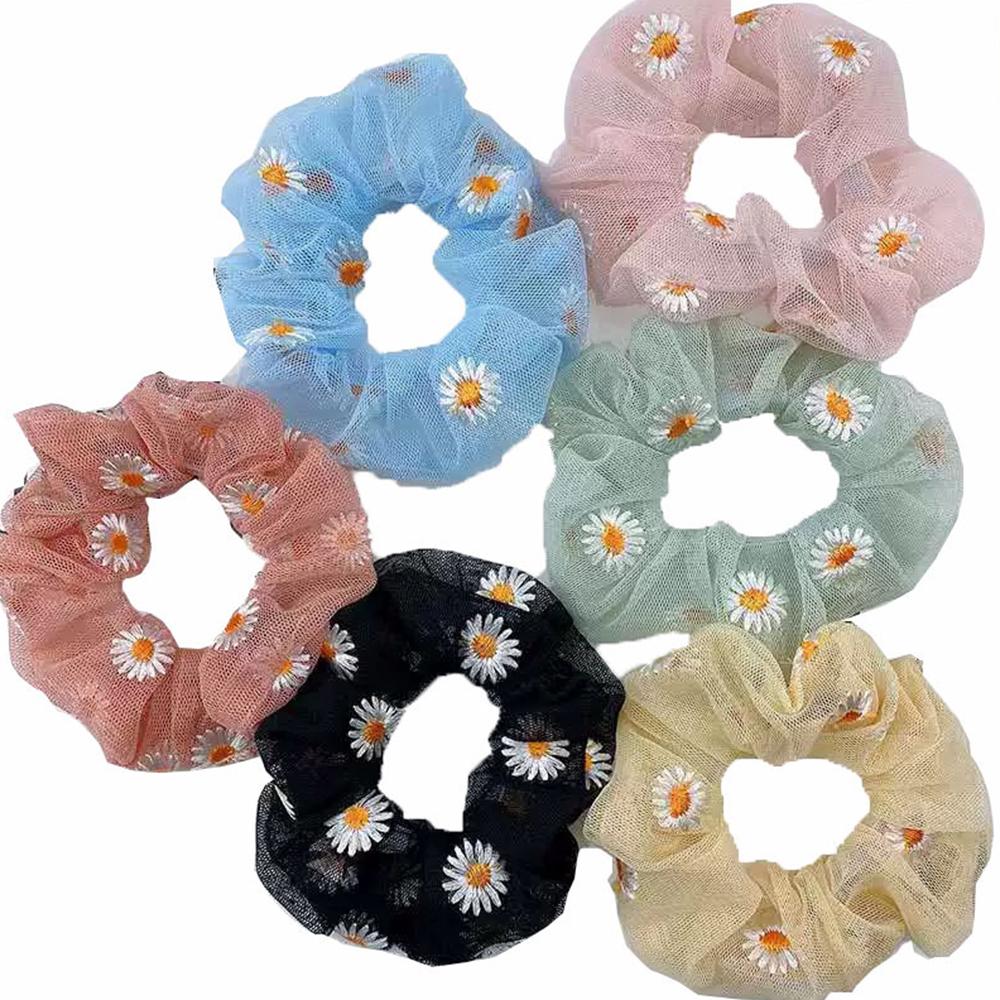 59 Zoll x 35 Zoll Tüllstoff mit Gänseblümchen-Druck für Sommer-Prinzessinnenkleider für Mädchen, Handgefertigt DIY für Vorhänge, Bekleidung, Hochzeiten, Bühnen Dekoration
