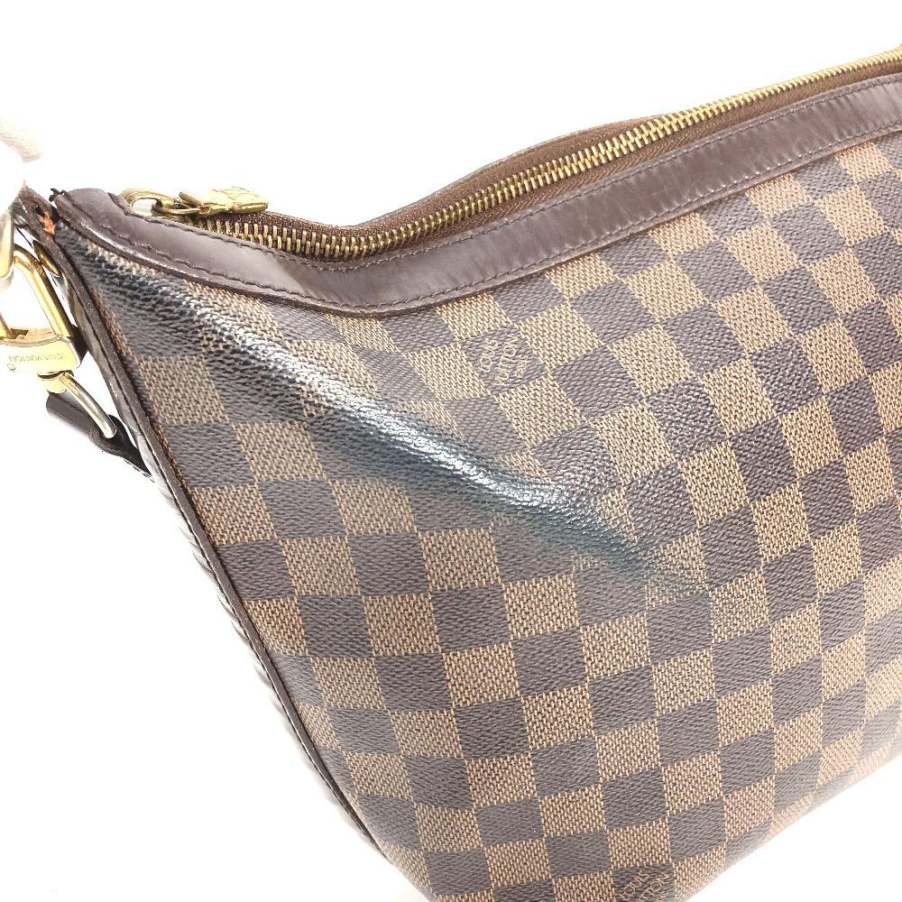 Louis Vuitton N51995 Damier Illovo MM Hand Bag Shoulder Bag Canvas Ebene Brown