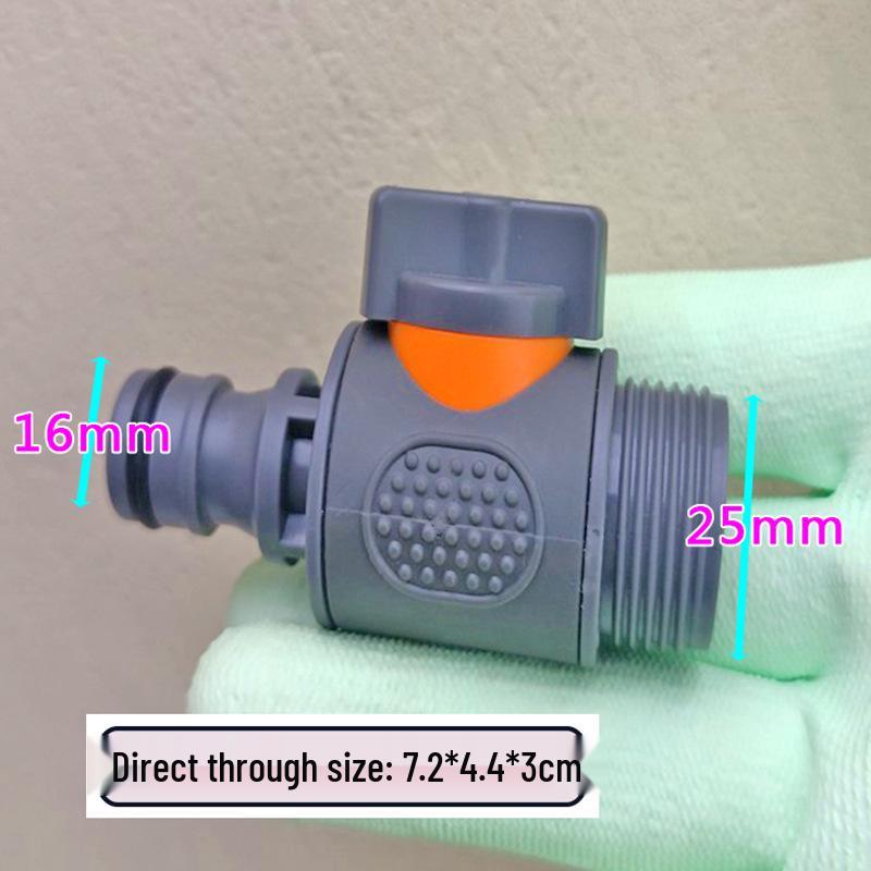 Two-Way/Three-Way Plastic Diverter Valve with Quick Connector for Water Pipes
