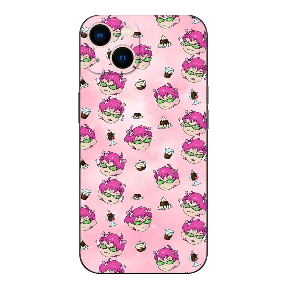 Black Tpu Case For Samsung Galaxy A03 SM-A035 A03 Core A03S A13 A23 LTE A33 A53 A73 4G 5G saiki kusuo wallpaper