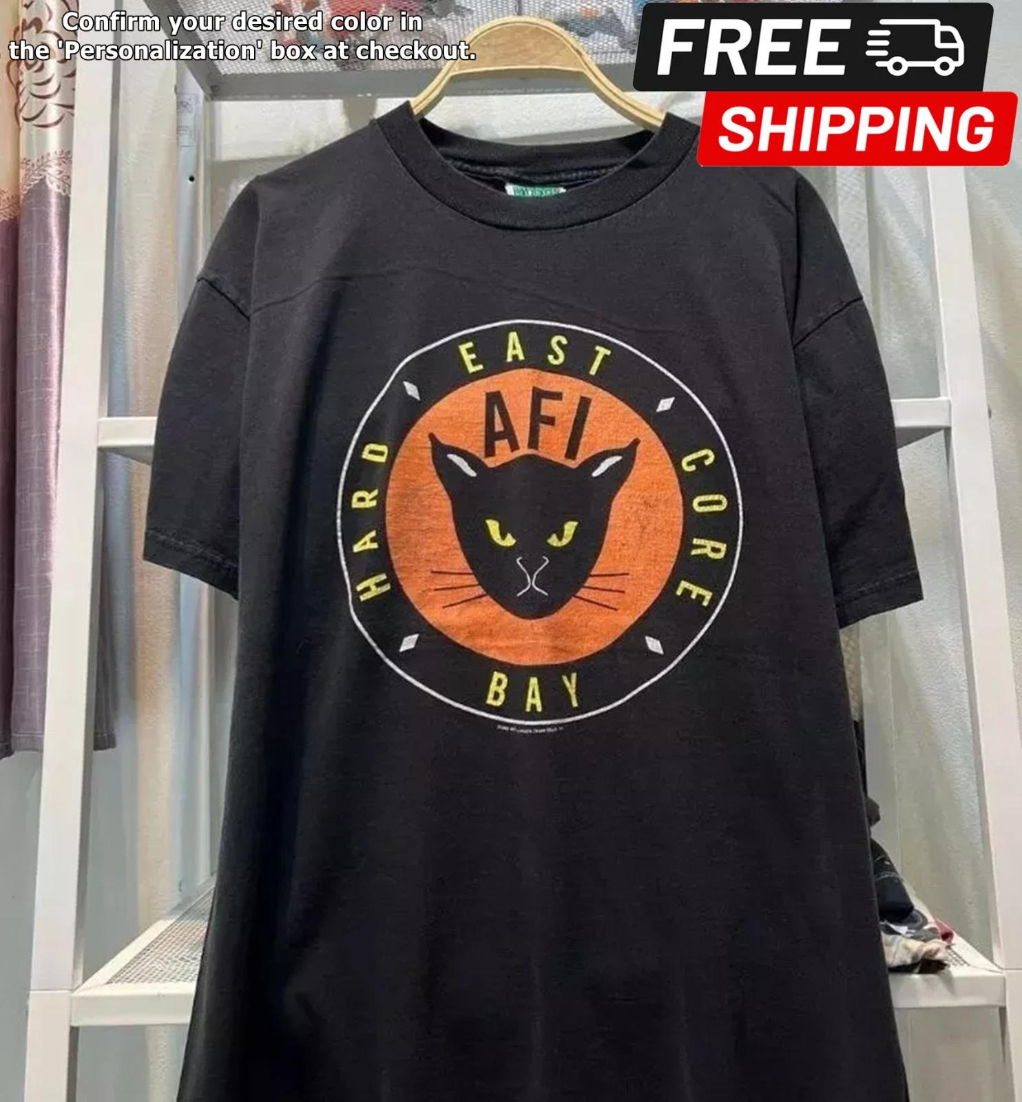 

AFI Band Tshirt Basic Black Short Sleeve Cotton T-shirt Unisex T Shirt New Spring/Summer Arrivals Regular Fit 5XL різнокольоровий
