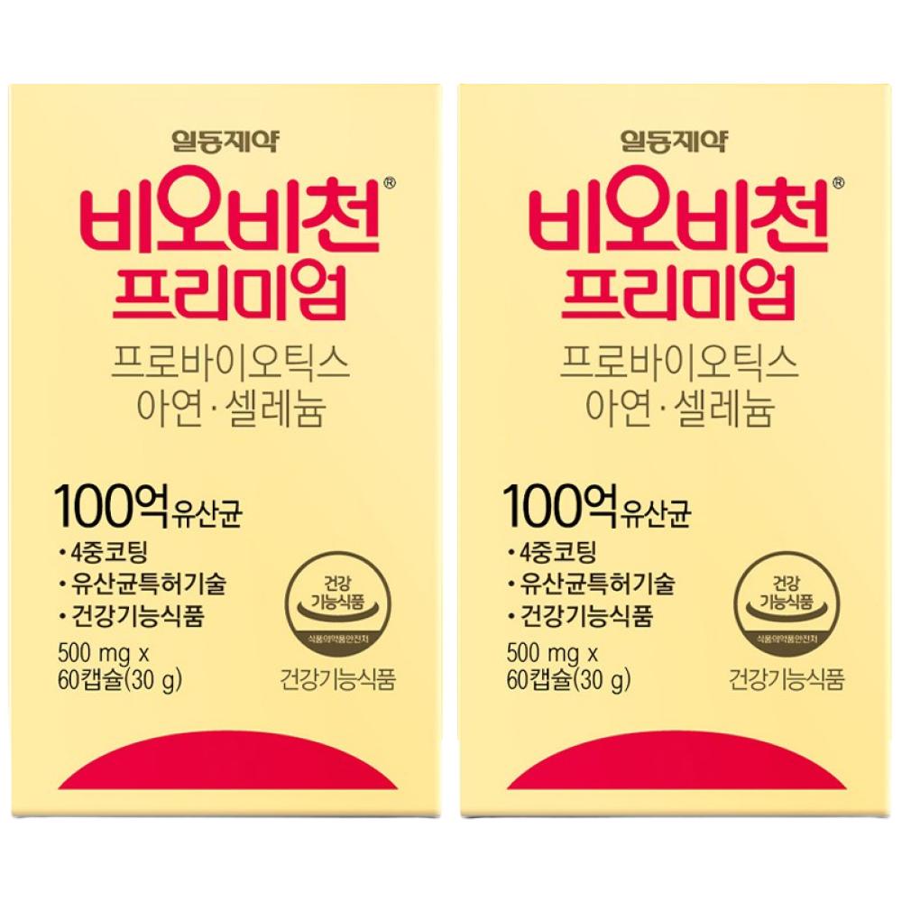 Ildong Pharmaceutical Biobicheon Premium Probiotics 60 Tablets 2 pcs