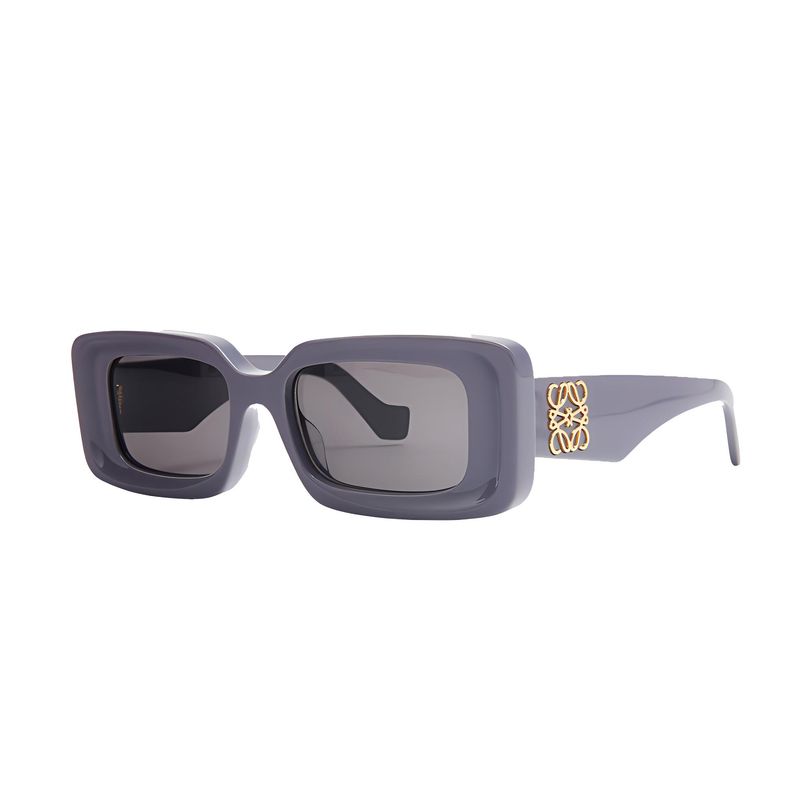Loewe Logo Pattern Acetate Irregular Shape Sunglasses Women sunglasses Purple LW40101I81A