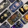 Sun Moon Face Magnetic Phone Case For APPLE iPhone 17 Air 16 14 13 12 Pro Max 15 Plus Wireless Charge With MagSafe Cover