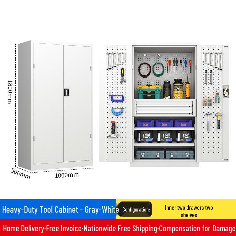 Heavy Duty Tool Cabinet with Thickened Drawers for Workshop and Auto Repair Storage.