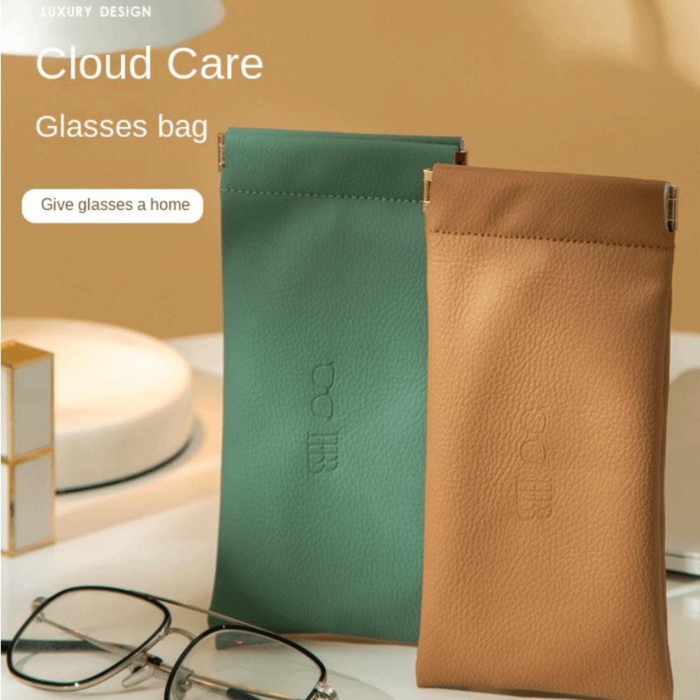 Pudełko ochronne Skórzane etui na okulary Etui na okulary przeciwsłoneczne Etui ochronne na okulary Uchwyt na okulary