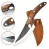 5.8 Edelstahl Kochmesser, Fleischerbeil, Geeignet für Familienküchen, Hotelküchen, Restaurants, Camping, Outdoor, Barbecue