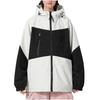 Women Solid Stripe Rain Jacket Outdoor Plus Waterproof Hooded Raincoat Windproof