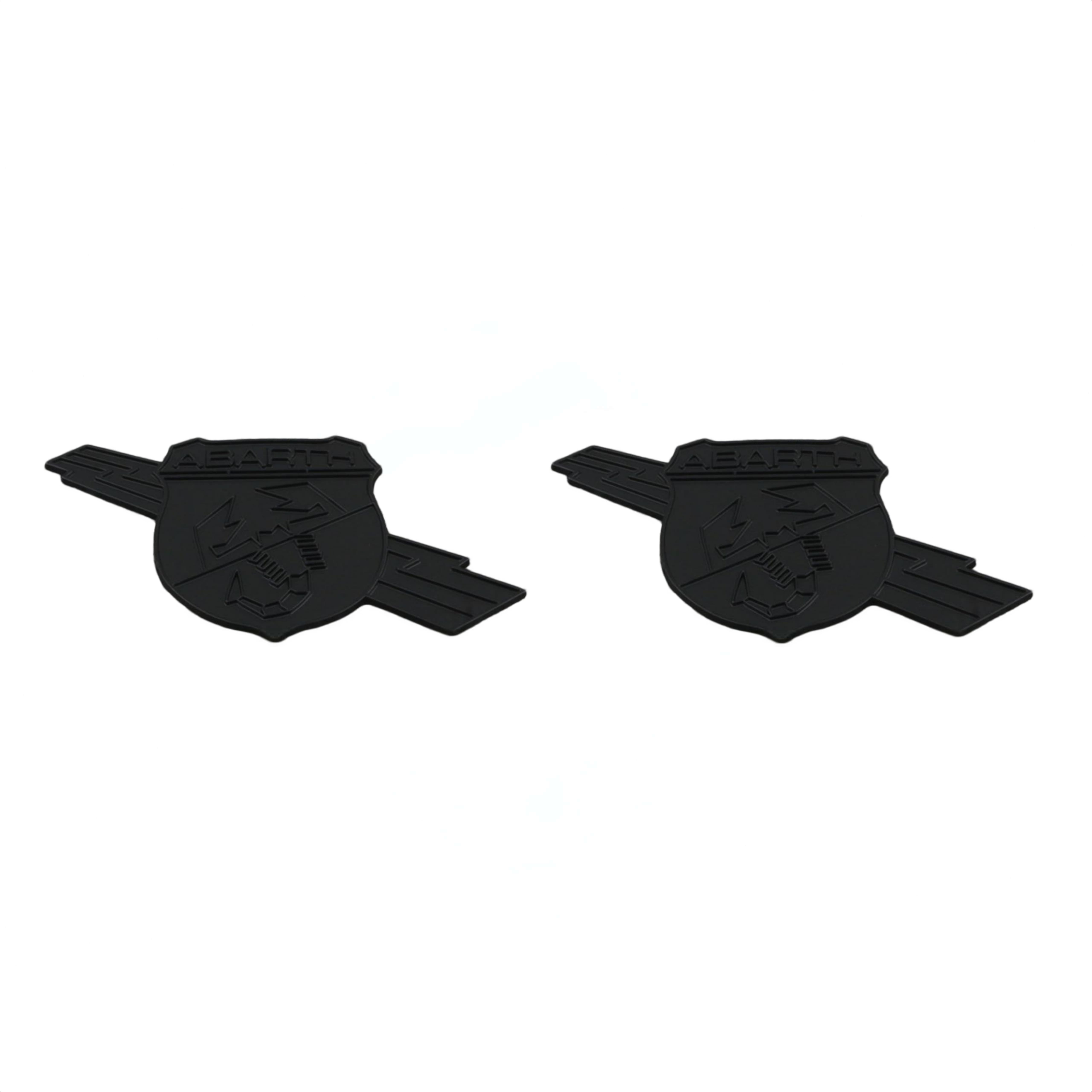 

2Pcs Metal Emblem Car Side Badge Sticker Rear Truck Logo Decoration for 595 695 Punto 1000 204A Berlinetta 5.6cm