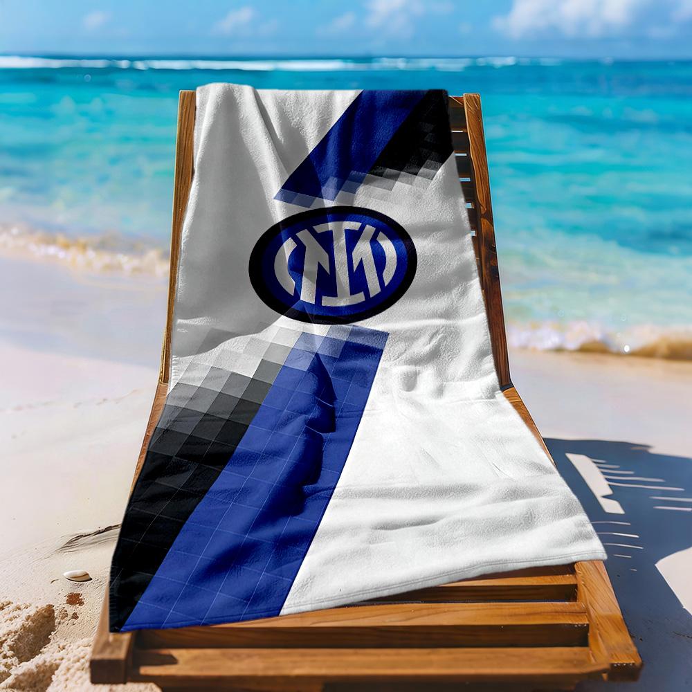 Inter Milan Beach Towel High Absorbency Quickdry Comfortable Lightweight Perfect For Traveling Yoga Camping And Swimming