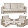 Alicja Lounge Furniture Set Sofa Armchairs Poufs Family Meble