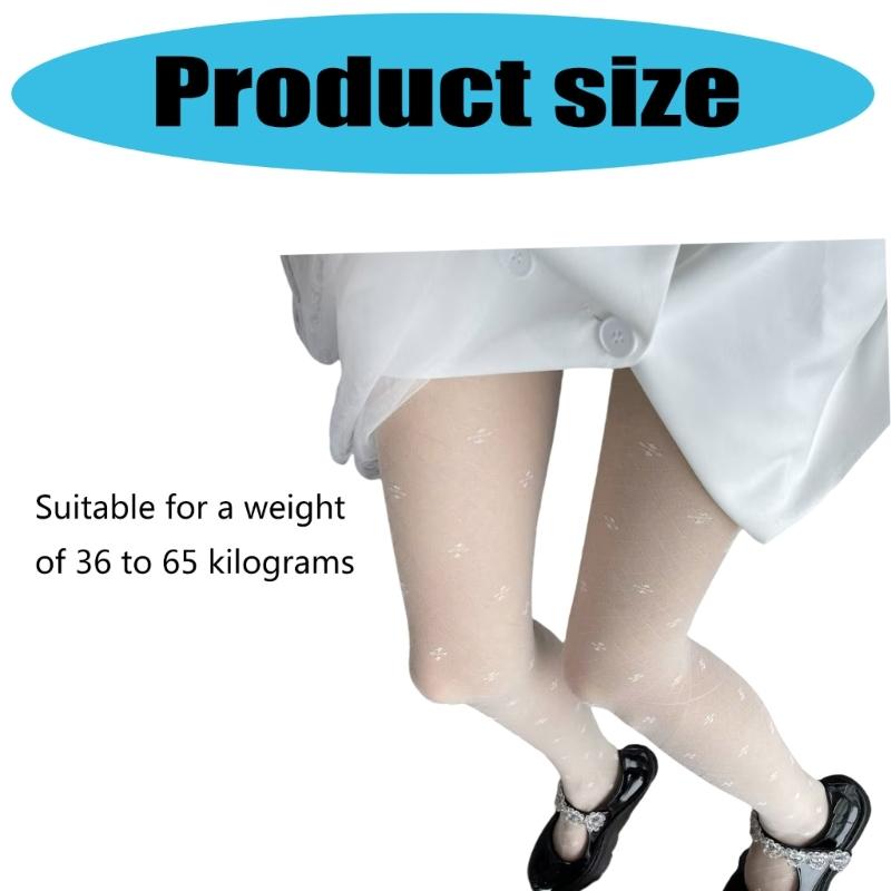 Women's Four Leaf Pattern Pantyhose Stretchy Soft Nylon Stockings Sheer Mesh Tights For Daily Wear And Special Event