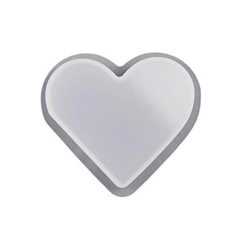 Naamkaarthouder Siliconen Mal Hars Halve Cirkel Bloemen Wolken Regenboog Zeshoek Hartvormige Mallen Doe-het-zelf Ornament