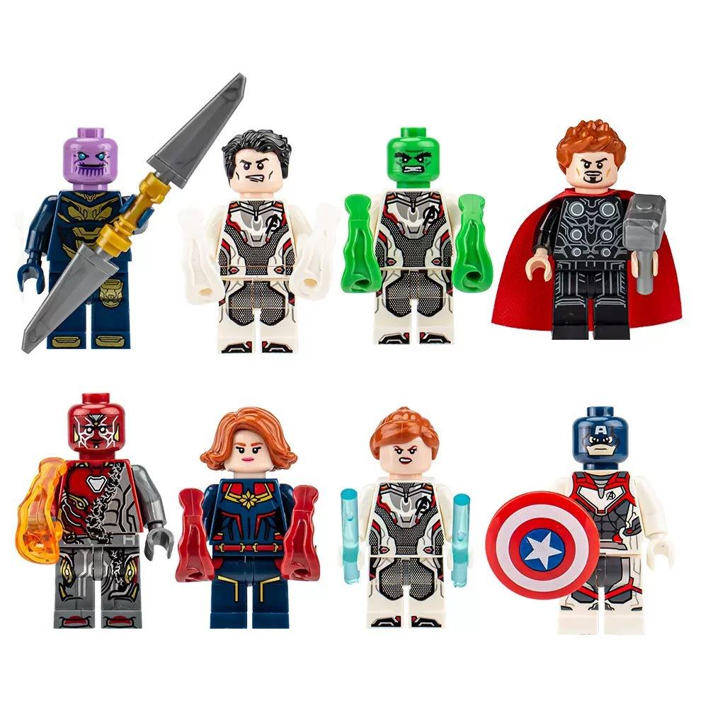 Ninja Hero Police Firefighter Minifigure Building Blocks Set, City World Educational Puzzle Bricks Toy for Boys Girls