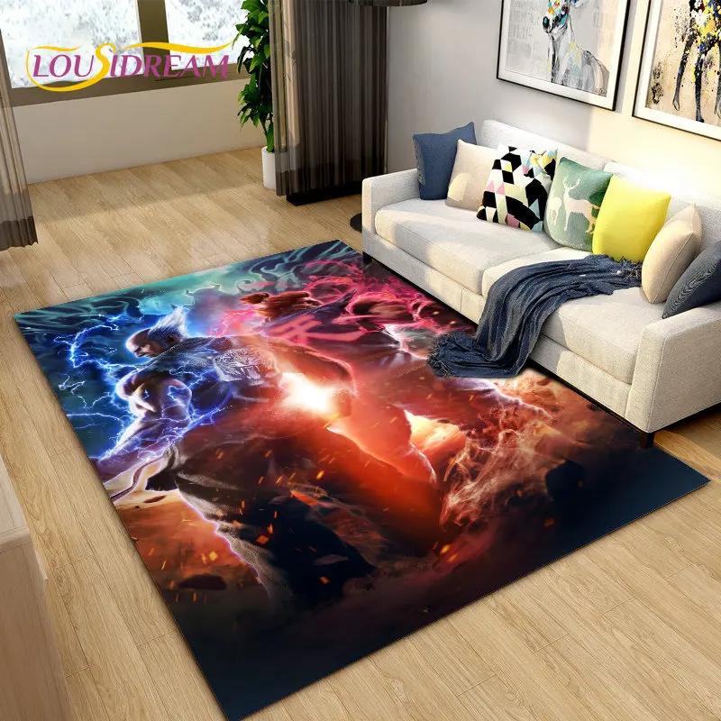 Street Fighter Retro Game Gamer Area Rug,Carpet Rug for Living Room Bedroom Sofa Doormat Decoration, Kid Play Non-slip Floor Mat