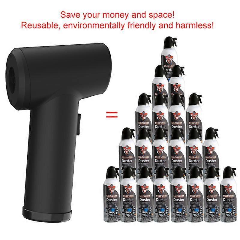 Cordless Air Dust Collector, Used for Computer Cleaning, Rechargeable Battery