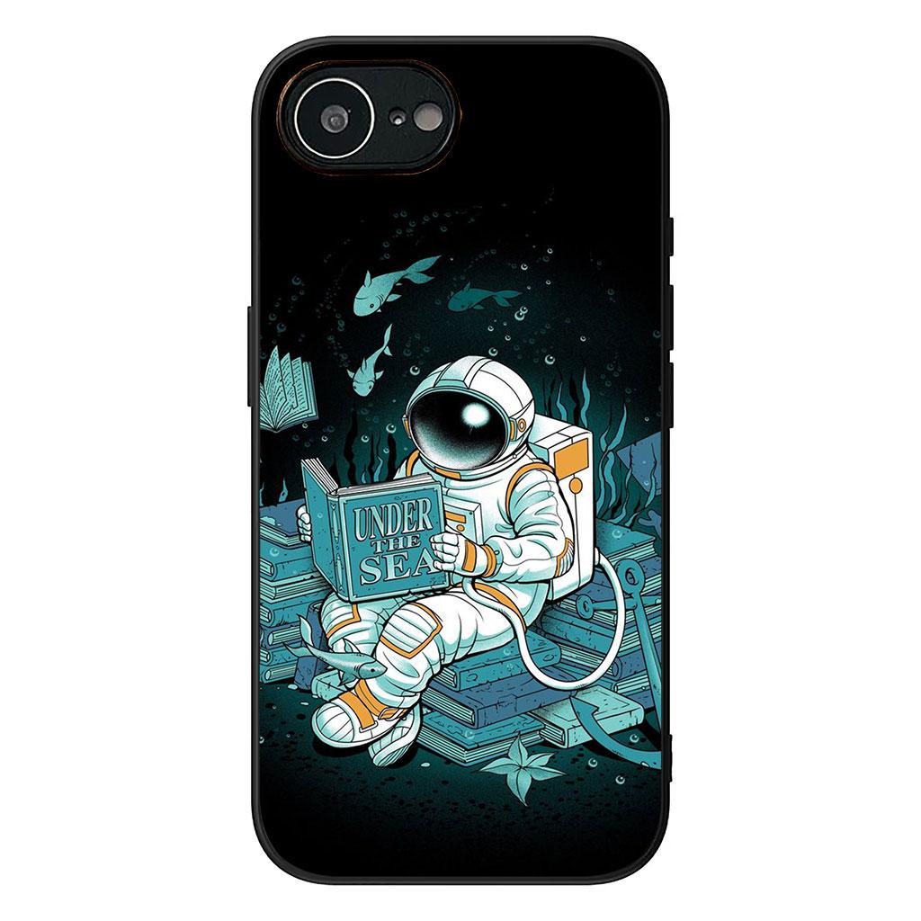 Sky Art Astronaut Moon Case for Motorola Moto G04 G13 G14 G22 G23 G20 G32 G34 G35 G64 G82 G84 G53 G60 G72 E14 E15 E13 E22 E20
