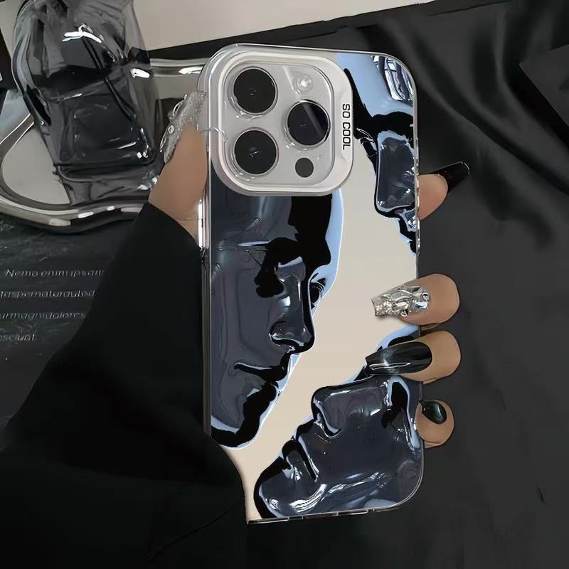 European and American art statues are suitable for iphone17 mobile phone case Apple 15promax/14pro anti-drop 13pro16