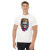 SKULL KING BUNTES GRAFFITI SPLASH TOLLES GRAFISCHES T-SHIRT Klassisches Herren-T-Shirt