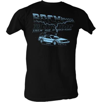 Zurück in die Zukunft - Ride The Lightning Herren T-Shirt in Schwarz, Groß, Schwarz